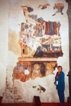 San Francesco frescoes in Lucignano